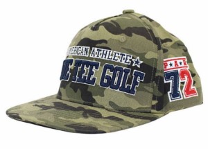 ブルーティーゴルフ CP-008 CAMO BTG平つばキャップ（カモ・サイズ：フリー 57〜59cm）BLUE TEE GOLF[CP008CAMO] 返品種別A