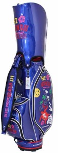 ブルーティーゴルフ HI-Hawaii キャディバッグ（ネイビー・9型・46インチクラブ対応） BLUE TEE GOLF　CB-020 CB020-NA返品種別A