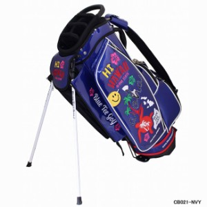 ブルーティーゴルフ HI-Hawaii スタンドキャディバッグ（ネイビー・9型・46インチクラブ対応） BLUE TEE GOLF　CB-021 CB021-NA返品種別A