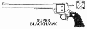 マルシン工業 スーパーブラックホーク 10.5インチ シルバーABS ブラックパール調グリップ【対象年令 18才以上用】エアガン  返品種別B