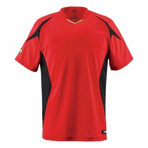 デサント ベースボールシャツ（RED・サイズ：M） DS-DB116-RED-M返品種別A