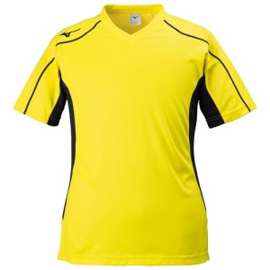 ミズノ フィールドシャツ　ユニセックス(サイバーイエロー・サイズ：S) MIZUNO　サッカー/フットボール P2MA802045S返品種別A