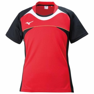 ミズノ R2MA8001622XL ユニセックス ゲームジャージ（チャイニーズレッド・サイズ：2XL）mizuno[R2MA8001622XL] 返品種別A