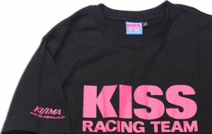 キジマ K1345B06 KISSレーシングチーム Tシャツ　（ブラック　M）KIJIMA[K1345B06] 返品種別B