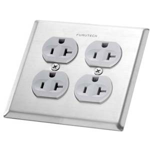 フルテック OUTLET COVER102-2D コンセントプレート（UL規格・4口タイプ）FIRUTECH[OUTLETCOVER1022D] 返品種別A