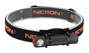 ニクロン H10R-PRO 脱着式LEDヘッドライト 450ルーメン 充電式・乾電池使用可Nicron[H10RPROニクロン] 返品種別B