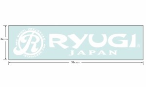 RYUGI カッティングステッカー Mサイズ ACS115(ホワイト) カッティングステッカー Mサイズ ACS115 ホワイト返品種別A