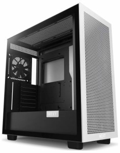 NZXT CM-H71FG-01 NZXT ミドルタワーPCケース H7 Flow ホワイト＆ブラックH7シリーズ[CMH71FG01] 返品種別B