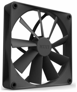 NZXT RF-Q14SF-B1 NZXT PCケースファン Quiet Airflow Fans 140mm ブラックFシリーズ[RFQ14SFB1] 返品種別B