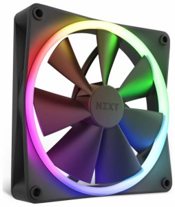 NZXT RF-R12SF-B1 NZXT PCケースファン 120mm RGB ブラックF Series RGB Fans[RFR12SFB1] 返品種別B