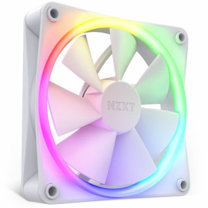 NZXT RF-R12SF-W1 NZXT PCケースファン 120mm RGB ホワイトFシリーズRGB[RFR12SFW1] 返品種別B