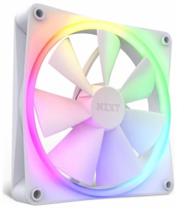 NZXT RF-R14SF-W1 NZXT PCケースファン 140mm RGB ホワイトF Series RGB Fans[RFR14SFW1] 返品種別B