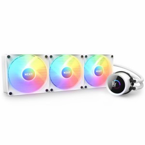 NZXT RL-KR360-W1 NZXT 簡易水冷クーラー KRAKEN (BASE) RGB serise 360mm ホワイト[RLKR360W1] 返品種別B