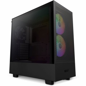 NZXT CC-H51FB-R1 PCケース H5 Flow RGB(ブラック)[CCH51FBR1] 返品種別B