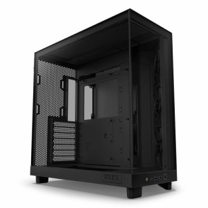 NZXT CC-H61FB-01 NZXT ミドルタワーPCケース H6 FLOW（ブラック）[CCH61FB01] 返品種別B