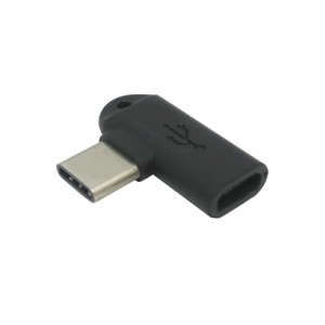 タイムリー GMC15MLB USB 2.0 Micro USB メス - Type-C オス 変換アダプタ（ブラック）[GMC15MLB] 返品種別A