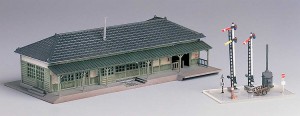 グリーンマックス 【再生産】(N) 2128 ローカル駅舎(未塗装組立キット) GM 2128返品種別B