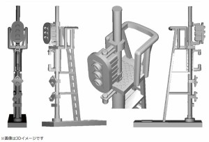 グリーンマックス (N) 2217 鉄道信号機（3〜6灯・4基入り） GM 2217 テツドウシンゴウキ返品種別B