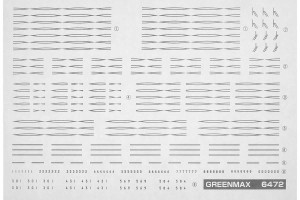 グリーンマックス (N) 6472 車両マーク 営団300/400/500形対応(メタリック) GM6472マーク エイダン300/400/500メタリック返品種別B