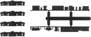 グリーンマックス (N) 8497 動力台車枠・床下機器セット A-14 （DT24＋4616AM） GM 8497返品種別B