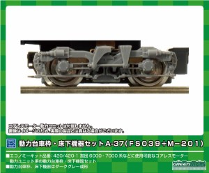 グリーンマックス (N) 8523 動力台車枠・床下機器セット A-37 （FS039＋M-201）  返品種別B