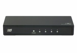 ラトックシステム RS-HDSP4P-4KZ 4K60Hz対応 HDMI分配器【1入力・4同時出力】RATOC[RSHDSP4P4KZ] 返品種別A