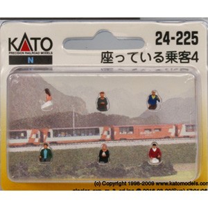 カトー (N) 24-225 座っている乗客4 カトー 24-225返品種別B