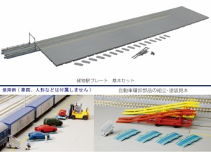 カトー (N) 23-142 貨物駅プレート 基本セット カトー 23-142 カモツエキプレート キホン返品種別B