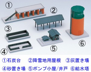 カトー 【再生産】(N) 23-229 給炭・給水セット カトー 23-229 キユウタンスイセット返品種別B