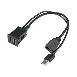 フジ電機工業 EOP-SP01TU USB/HDMI延長ケーブル(トヨタUSBパネルタイプ)Bullcon ブルコン[EOPSP01TU] 返品種別A