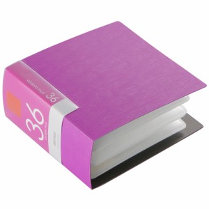 バッファロー BSCD01F36PK CD/DVDファイル ブックタイプ　36枚収納（ピンク）[BSCD01F36PK] 返品種別A