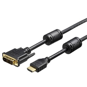 バッファロー BSHDDV50BK HDMI⇔DVIケーブル（5.0m)BSHDDVシリーズ[BSHDDV50BK] 返品種別A