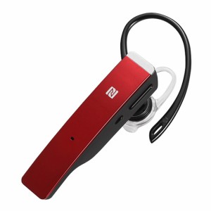 バッファロー BSHSBE500RD Bluetooth4.1対応 2マイクヘッドセット NFC対応（レッド）[BSHSBE500RD] 返品種別A