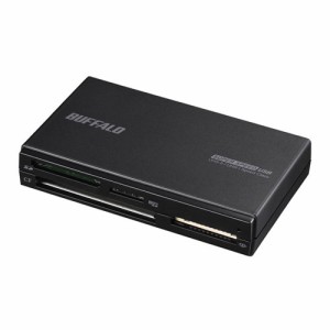 バッファロー BSCR700U3BK UHS-II対応 USB3.0 マルチカードリーダー（ブラック）[BSCR700U3BK] 返品種別A