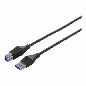 バッファロー BSUABDU215BK USB2.0 A to B どっちもコネクター 1.5m（ブラック）BUFFALO[BSUABDU215BK] 返品種別A