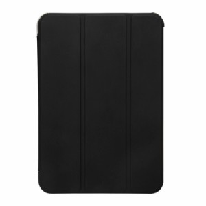 バッファロー BSIPD2108CHLBK iPad mini 第6世代（2021年）用 ハイブリッドマットレザーケース（ブラック）[BSIPD2108CHLBK] 返品種別A