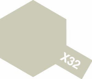 タミヤ タミヤカラー アクリルミニ X-32 チタンシルバー【81532】塗料  返品種別B