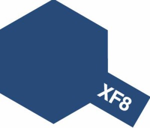 タミヤ タミヤカラー アクリルミニ XF-8 フラットブルー【81708】塗料  返品種別B
