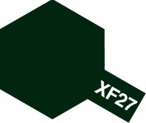 タミヤ タミヤカラー アクリルミニ XF-27 ブラックグリーン【81727】塗料  返品種別B