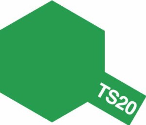 タミヤ タミヤスプレー TS-20 メタリックグリーン【85020】塗料  返品種別B