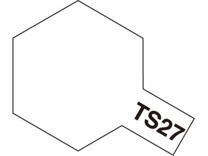 タミヤ タミヤスプレー TS-27 マットホワイト【85027】塗料  返品種別B