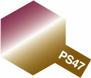 タミヤ ポリカーボネートスプレー PS-47 偏光ピンク/ゴールド【86047】塗料  返品種別B