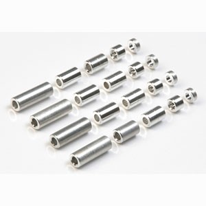 タミヤ アルミスペーサーセット（12/6.7/6/3/1.5mm）【15473】【ミニ四駆限定】プラモデル  返品種別B