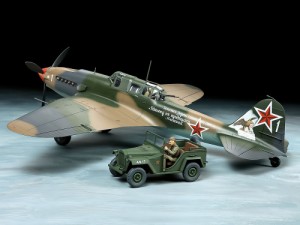 タミヤ 1/48 イリューシン IL-2 シュトルモビク・GAZ-67B セット【スケールモデル限定】【25212】プラモデル  返品種別B