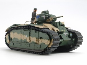 タミヤ 1/35 フランス戦車B1 bis（シングルモーターライズ仕様）【30058】プラモデル  返品種別B