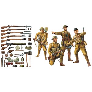 タミヤ 1/35 ミリタリーコレクション WW.I イギリス歩兵・小火器セット【32409】プラモデル  返品種別B