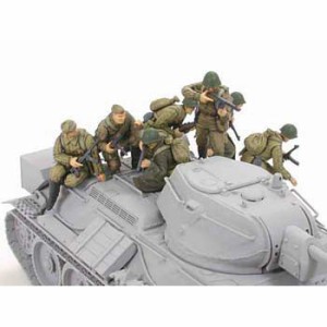 タミヤ 1/48 WWII ソビエト 戦車搭乗歩兵セット【32521】プラモデル  返品種別B