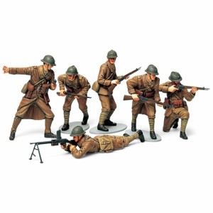 タミヤ 1/35 ミリタリーミニチュアシリーズ　フランス歩兵セット【35288】プラモデル  返品種別B