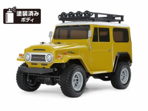 タミヤ 1/10 電動RCカー組立キット トヨタ ランドクルーザー 40 塗装済イエローボディ （CC-02シャーシ）（塗装済みボディ）【47490】ラ