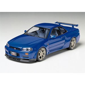 タミヤ 1/24 スポーツカーシリーズ ニッサン スカイライン GT-R Vスペック （R34） 【24210】  返品種別B